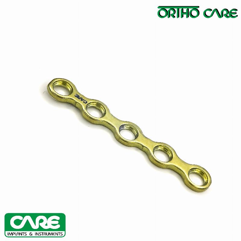 Пластина пряма з 4 отворами, товщина 1,0 мм